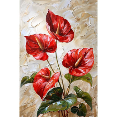 Realistic Flower Acrylic Canvas